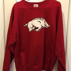 Arkansas Razorbacks sweatshirt size L